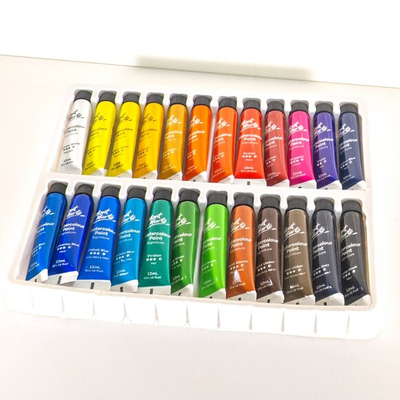 NIB MONT MARTE Watercolour Paints / 24 pcs x 12ml / High Quality Art Pigments - Picture 5 of 5